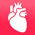 The Polaryn app icon: a white heart on a red tile.